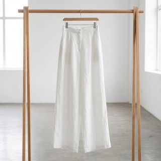 Cotton fabric with linen off white