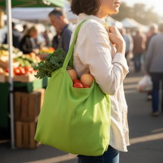 Cotton fabric with linen lime