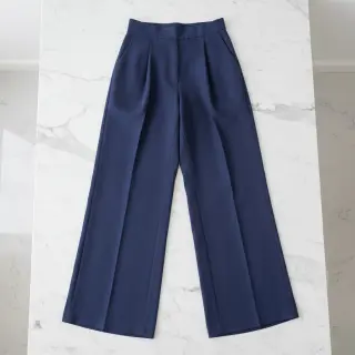Cotton fabric with linen marine