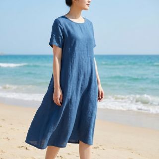 Cotton fabric with linen jeans