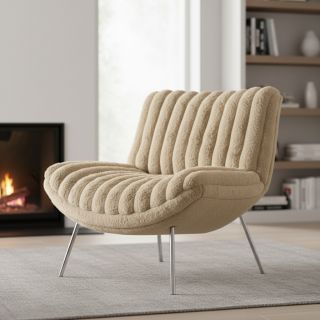 Faux fur Barracuda beige