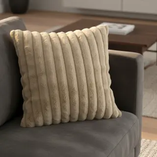 Faux fur Barracuda beige