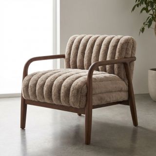 Faux fur Barracuda lin