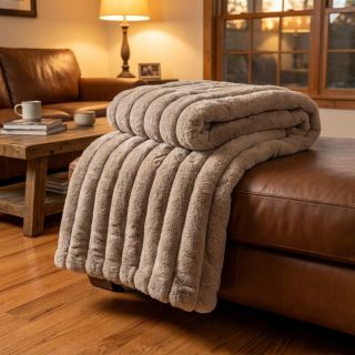 Faux fur Barracuda lin