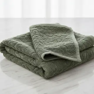 Terry Animal skin dark green