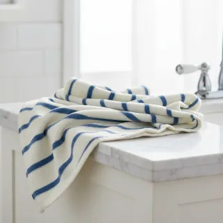 Terry YARN DYED Stripe SMALL light blue