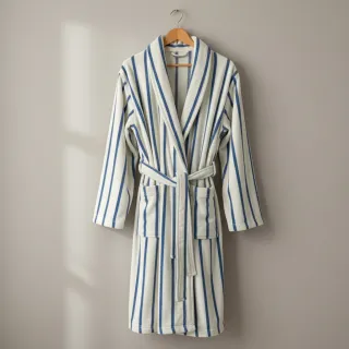 Terry YARN DYED Stripe SMALL light blue
