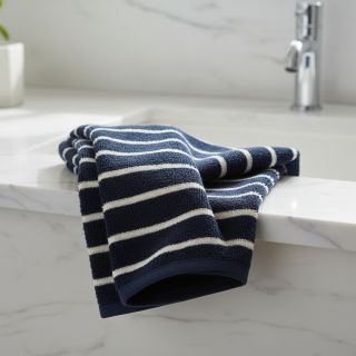 Terry YARN DYED Stripe BIG dark blue