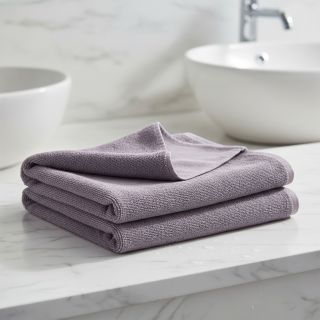 Stretch toweling old purple