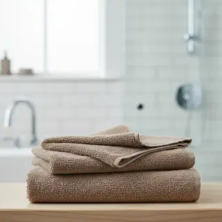 Terry VELVET BAMBOO taupe