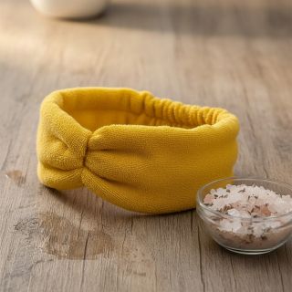 Stretch toweling light yellow