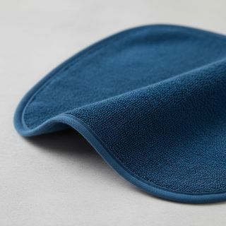 Stretch toweling blue