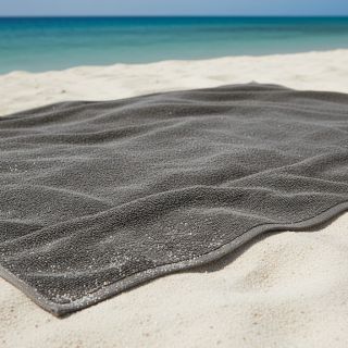Stretch toweling anthracite