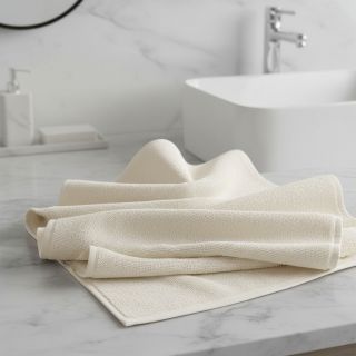 Stretch toweling ecru