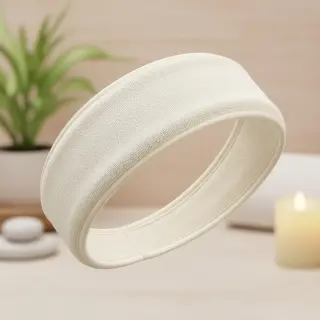 Stretch toweling ecru