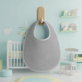 Stretch toweling light grey