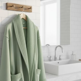 Stretch toweling mint