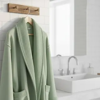 Stretch toweling mint