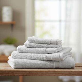 Stretch toweling white