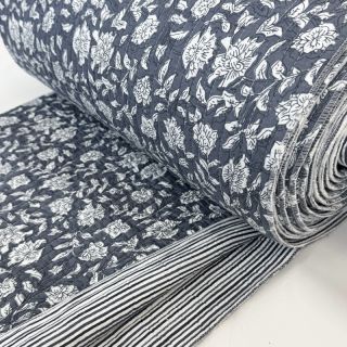 Cotton fabric QUILT Gange gris