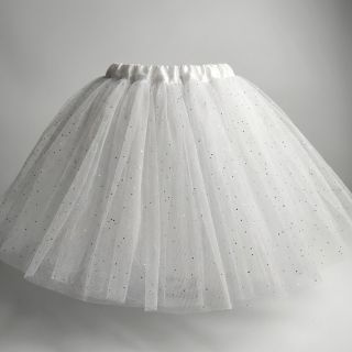 Tulle netting ROYAL MULTI FOIL white