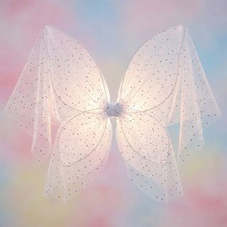 Tulle netting ROYAL MULTI FOIL white