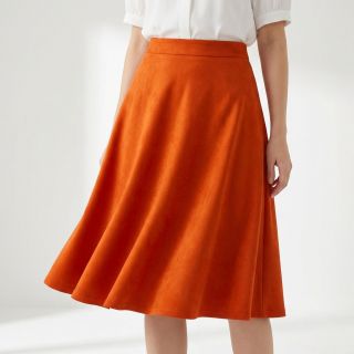 Suede stretch SCUBA orange