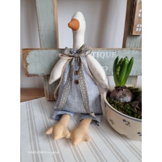 Linen cotton Lira mini stripe jeans