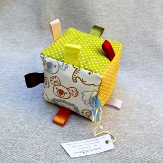 Cotton fabric Safari animals ecru