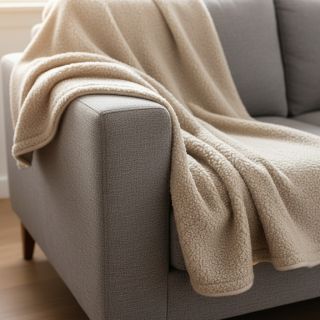 Fleece TEDDY DOUBLE SIDED beige