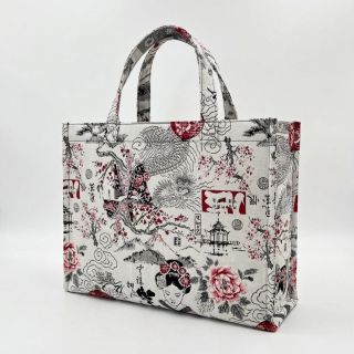 Decoration fabric jacquard Akita blanc