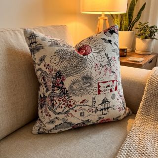 Decoration fabric jacquard Akita blanc