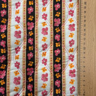 Cotton fabric VOILE STEPPED Ophelia flower digital print