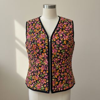 Cotton fabric VOILE STEPPED Ophelia flower digital print