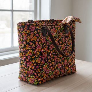 Cotton fabric VOILE STEPPED Ophelia flower digital print