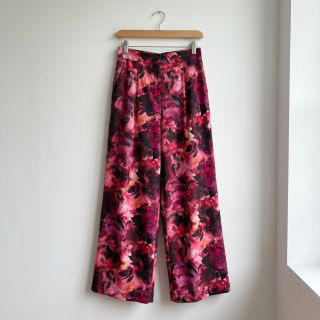 Cotton fabric SATIN Zurie flower digital print