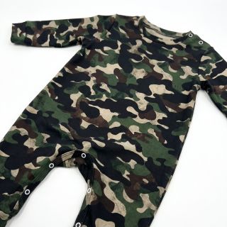 Cotton fabric Camouflage green digital print