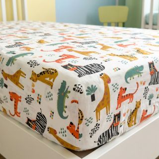 Cotton fabric Safari time offwhite digital print