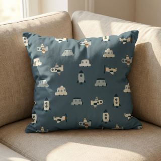 Cotton fabric Vehicles petrol