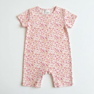 Cotton fabric Fine flowers pink