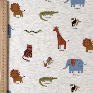 Jersey Safari melange light grey