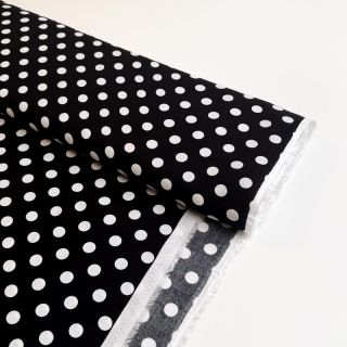 Viscose RADIANCE Polka dot black