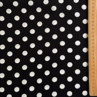 Viscose RADIANCE Polka dot black
