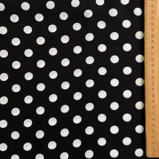 Viscose RADIANCE Polka dot black