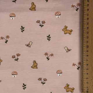 Jersey Bunnies light mauve ORGANIC