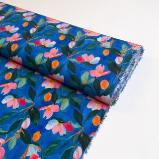 Viscose STRETCH Flowers Dorothia digital print