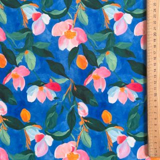 Viscose STRETCH Flowers Dorothia digital print