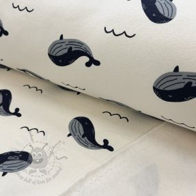 Sweat JOGGING Whales ecru