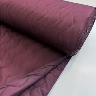 Stepped fabric ZIG ZAG aubergine