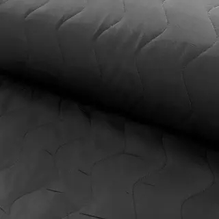 Stepped fabric ZIG ZAG black